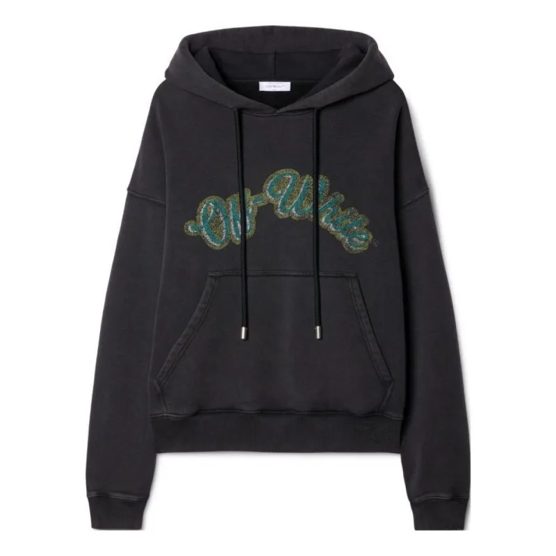 Off-White Bacchus Skate Hoodie 'Black' OMBB085S24FLE0201055 sold by KicksCrew