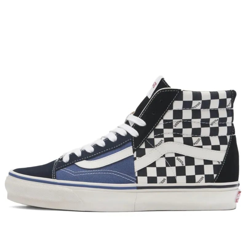 Vans Premium Clash The Wall 'Checkerboard Black Blue' VN000CNKBKC sold by KicksCrew