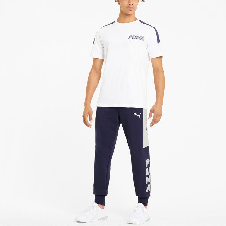 Puma Modern Sports Pants 'Navy White' 588678-06 sold by KicksCrew product image thumbnail 3