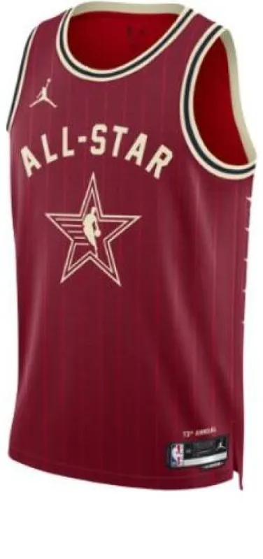 Air Jordan Dri-FIT Stephen Curry 2024 NBA All-Star Weekend Swingman Jersey 'Team Crimson' FQ7732-601 sold by KicksCrew