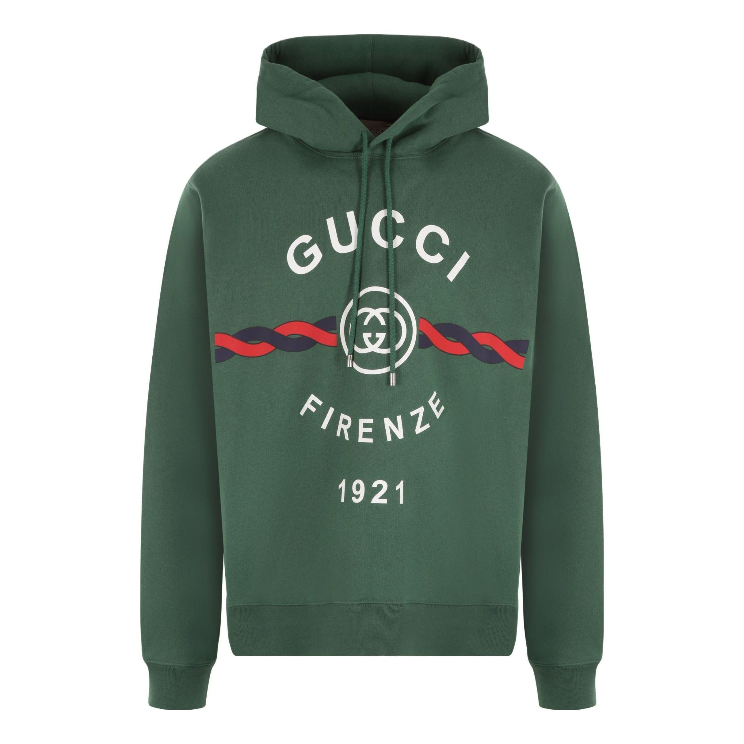 Gucci Interlocking G Torchon Cotton Sweatshirt 'Green' 646953-XJD7O-3635 sold by KicksCrew