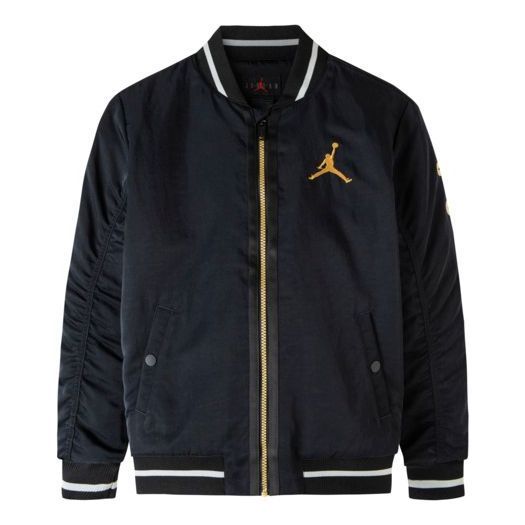 (GS) Air Jordan Legacy 2 Bomber Jacket 'Black' JD2212006PS-002 sold by KicksCrew