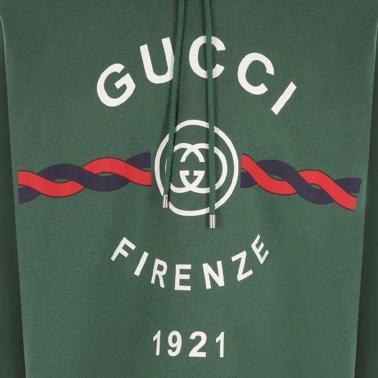 Gucci Interlocking G Torchon Cotton Sweatshirt 'Green' 646953-XJD7O-3635 sold by KicksCrew product image thumbnail 5