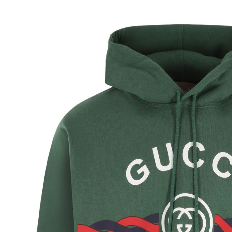 Gucci Interlocking G Torchon Cotton Sweatshirt 'Green' 646953-XJD7O-3635 sold by KicksCrew product image thumbnail 4