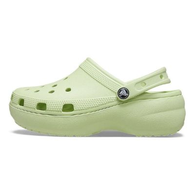 (WMNS) Crocs Classic Platform Clog 'Celery' 206750-335 sold by KicksCrew