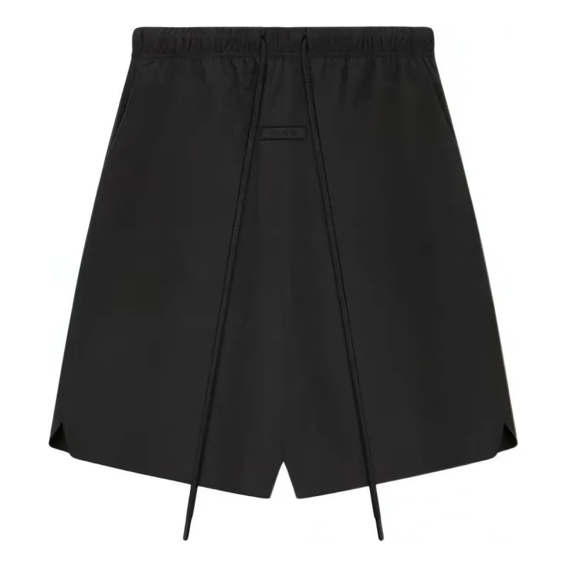 Fear of God Essentials SS24 Nyon Relaxed Shorts 'Jet Black' 160SP244124F sold by KicksCrew