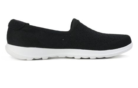 (WMNS) Skechers Go Walk Lite 'Black' 16370-BKW sold by KicksCrew