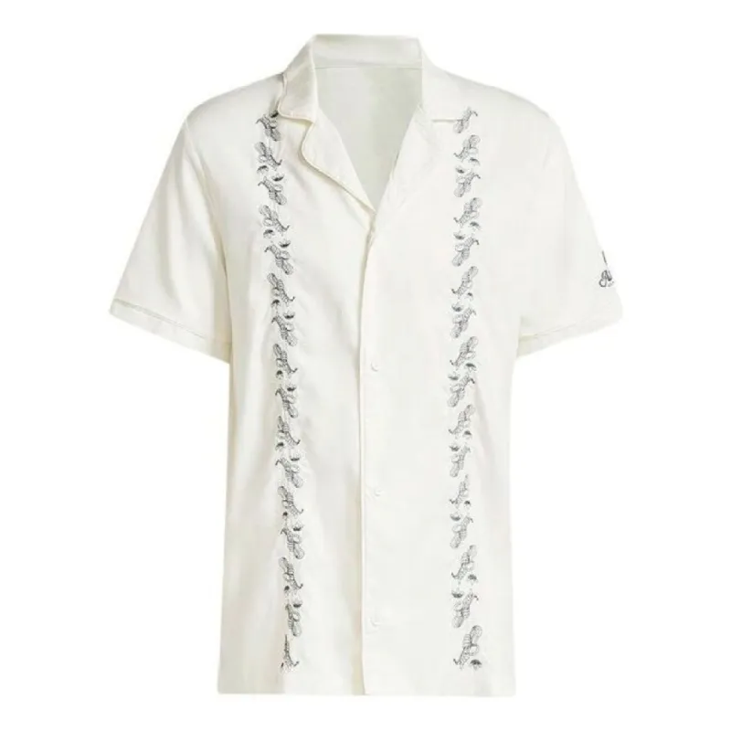 adidas Original Leisure Bowling Shirt 'White' IS0194 sold by KicksCrew