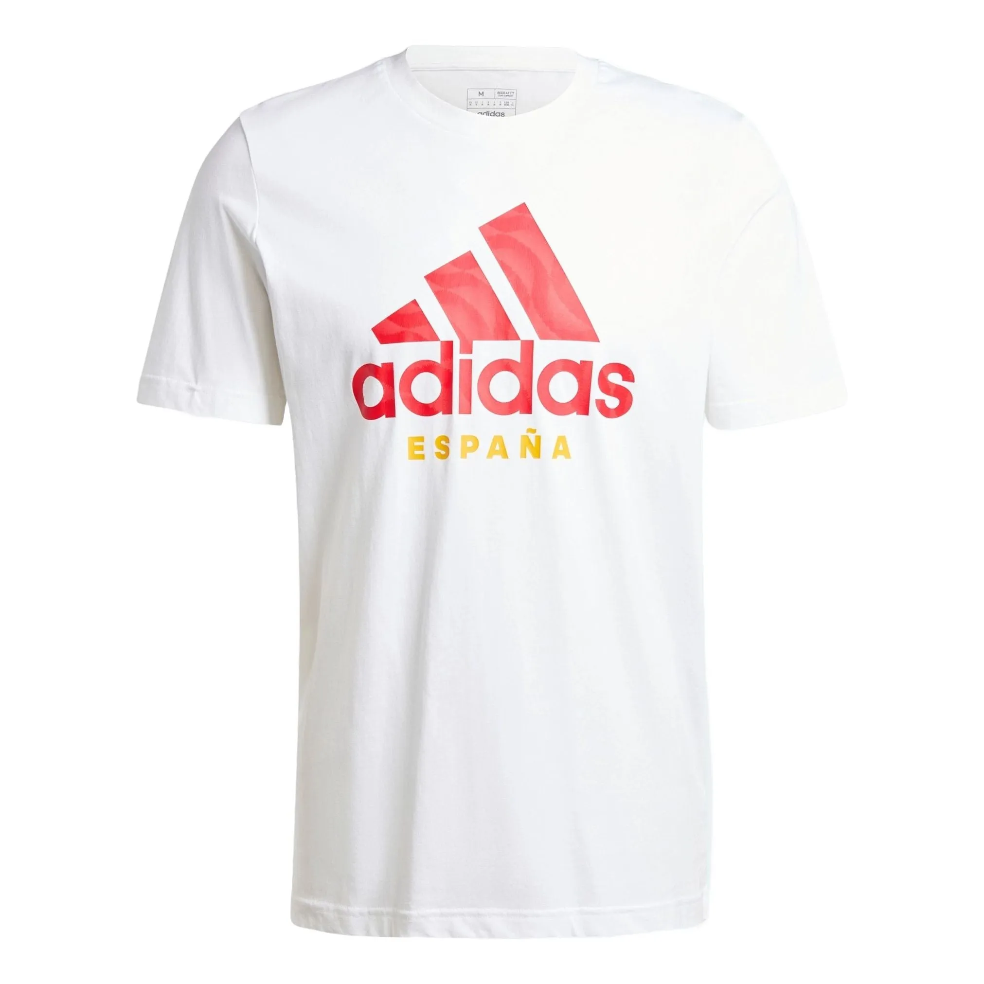 adidas Spain DNA Graphic Football T-Shirt Asia Sizing 'White' IU2127 sold by KicksCrew