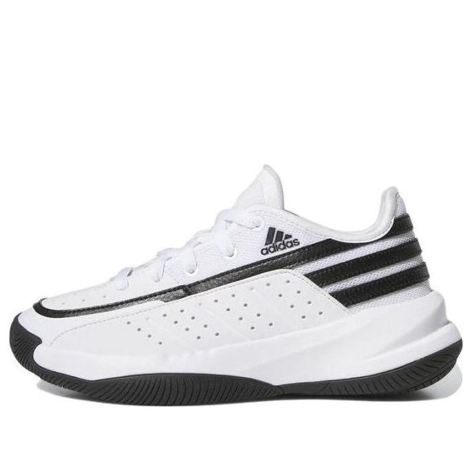 (GS) adidas Front Court Shoes 'White Black' ID8597 sold by KicksCrew