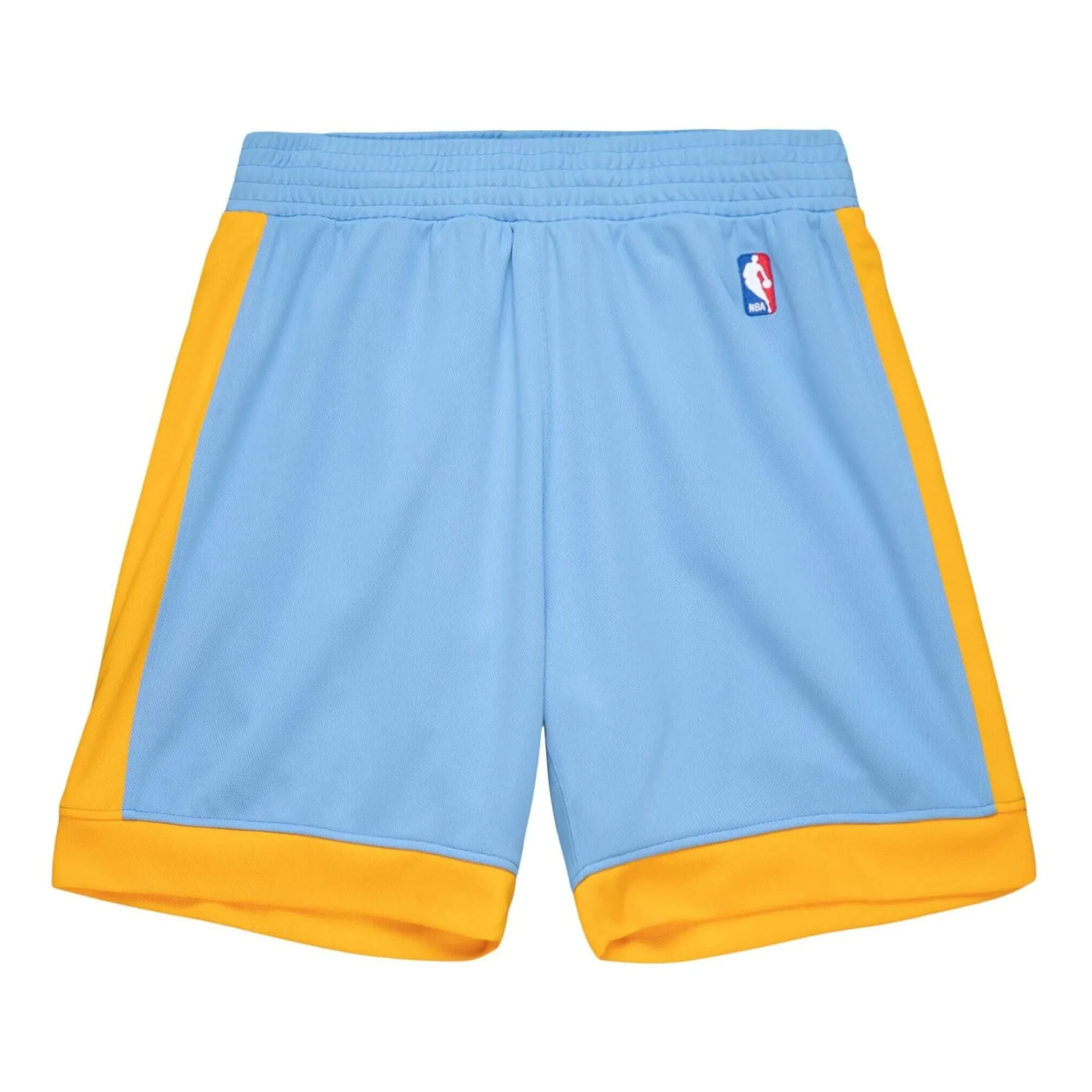 Mitchell & Ness NBA Authentic Los Angeles Lakers 2001-02 Shorts 'Light Blue Yellow' ASHR1123-LAL01PPPCLBL sold by KicksCrew
