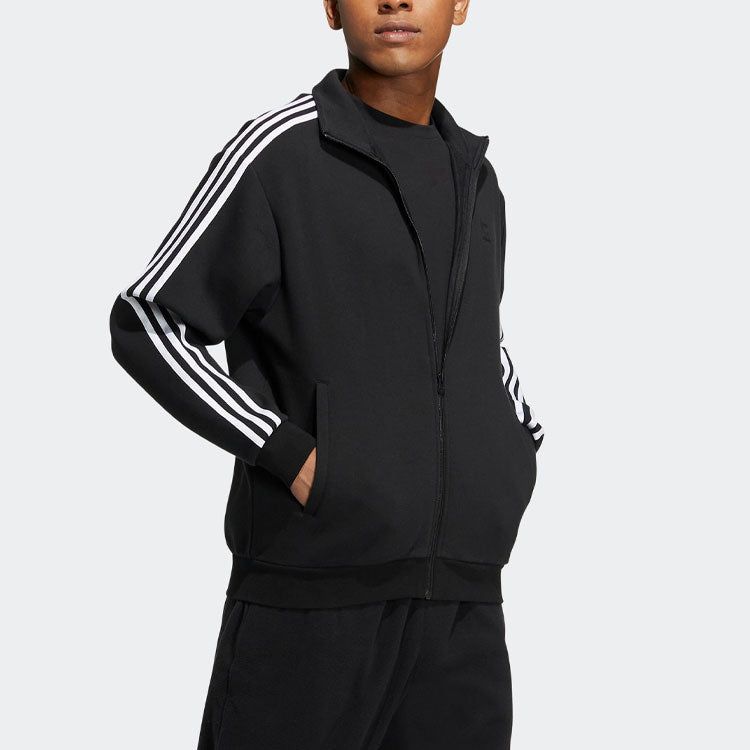Adidas Neo Essentials Sweatshirts FL 1 'Black' IA6909 sold by KicksCrew product image thumbnail 4
