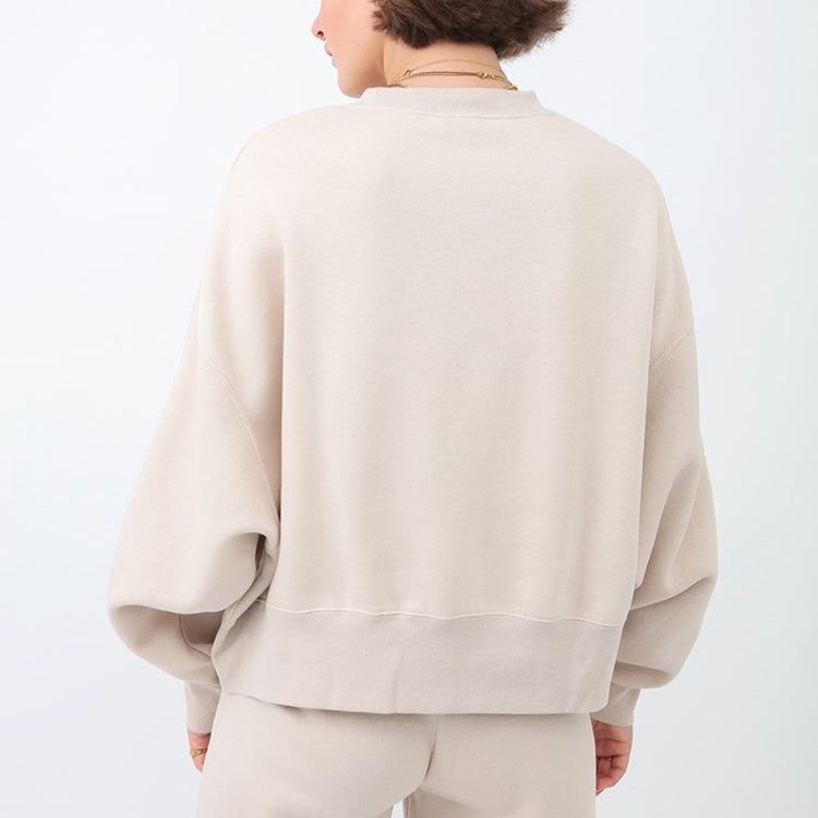 (WMNS) Nike Sportswear Essential Fleece Crew 'Beige' CK0168-140 sold by KicksCrew product image thumbnail 4