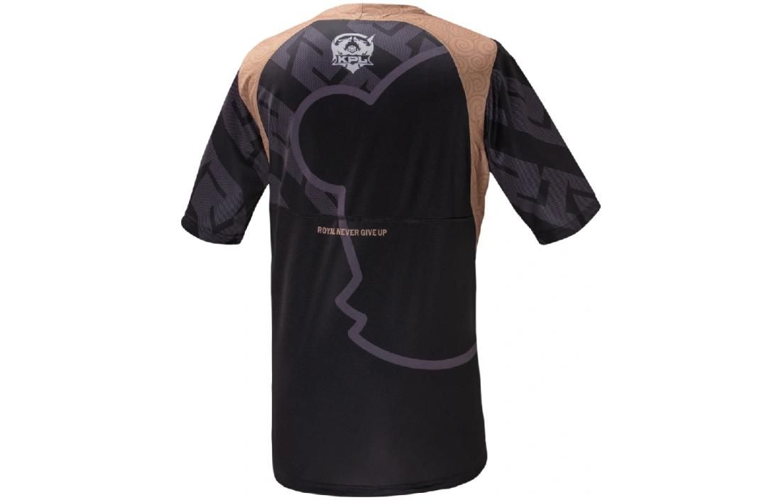 PUMA RNGM T-Shirt 'Black Grey White Gold' 605761-10 sold by KicksCrew product image thumbnail 2