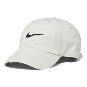 Nike Sportswear Heritage 86 Adjustable Cap 'White Black' 943091-072 sold by KicksCrew