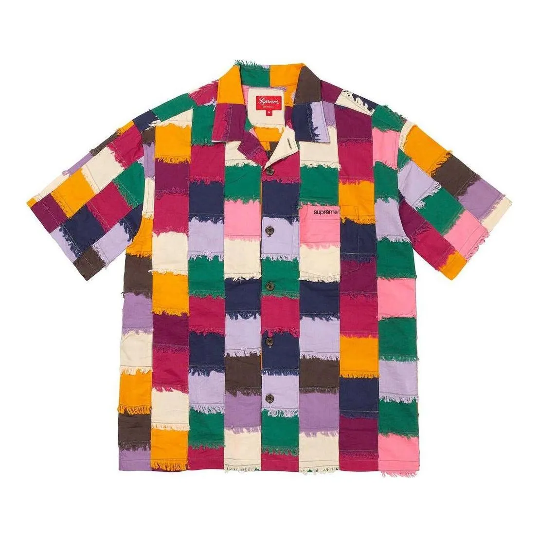 Supreme Patchwork S/S Shirt 'Milti-Color' SUP-SS23-155 sold by KicksCrew product image thumbnail 2