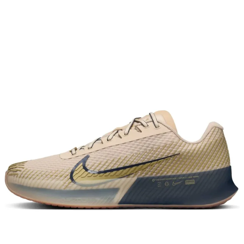 NikeCourt Vapor 11 Premium 'Sanddrift Thunder Blue Brown' FN4735-101 sold by KicksCrew