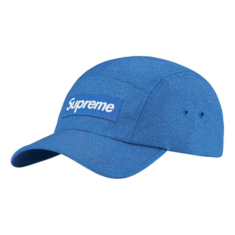 Supreme Glitter Cordura Camp Cap 'Blue White' SUP-SS23-2279 sold by KicksCrew