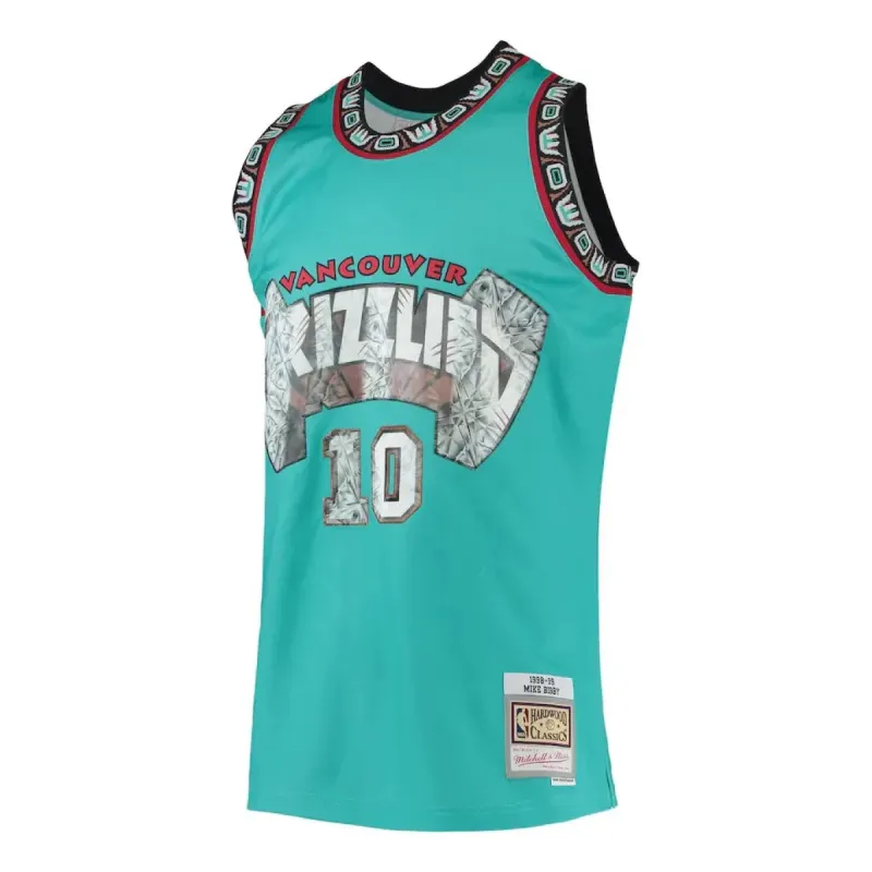 Mitchell & Ness x NBA 75th Anniversary Grizzlies 1996-97 Classics Swingman Jersey 'Mike Bibby 10' SMJY1202-VGR98MBILTTL sold by KicksCrew