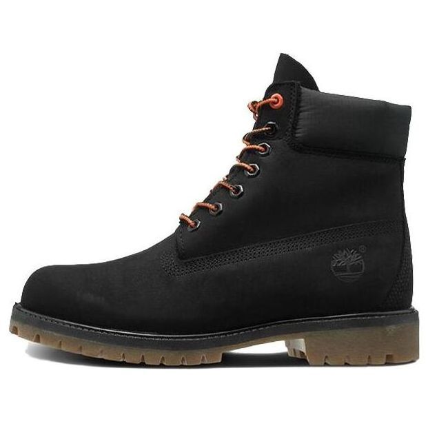 Timberland 6 Inch Premium Wide-Fit Boots 'Black Nubuck' A1U7M sold by KicksCrew