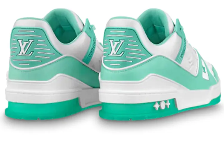 LOUIS VUITTON Trainer Sneakers 'Teal White' 1A8KBQ sold by KicksCrew product image thumbnail 4