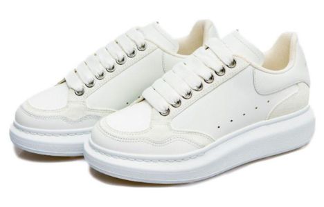 (WMNS) Alexander McQueen Larry Sneakers 'White' 758982WIBN29000 sold by KicksCrew