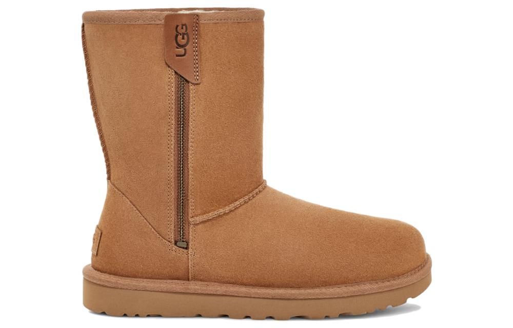 (WMNS) UGG Classic Short Bailey Zip 'Chestnut' 1144043-CHE sold by KicksCrew product image thumbnail 2