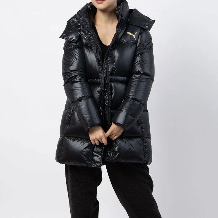 (WMNS) Puma Cocoon Down Coat 'Black Gold' 585409-01 sold by KicksCrew product image thumbnail 4