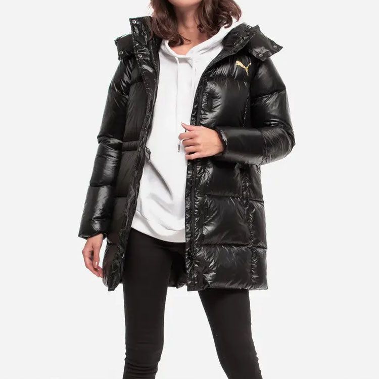 (WMNS) Puma Cocoon Down Coat 'Black Gold' 585409-01 sold by KicksCrew product image thumbnail 5