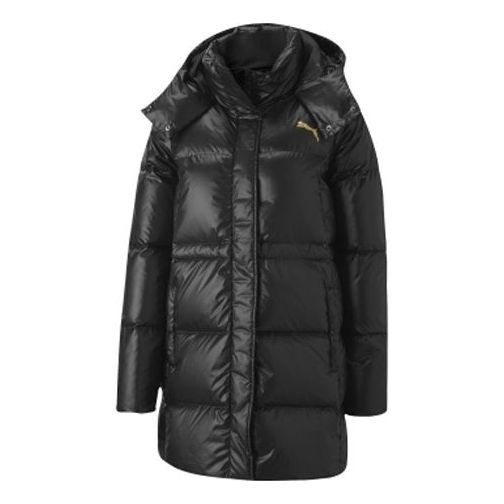 (WMNS) Puma Cocoon Down Coat 'Black Gold' 585409-01 sold by KicksCrew