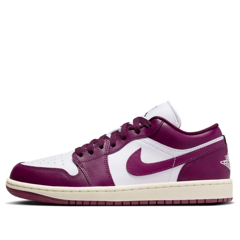 (WMNS) Air Jordan 1 Low 'White Fireberry' DC0774-161 sold by KicksCrew