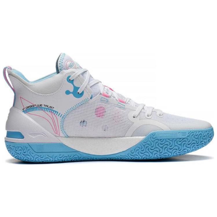 Li-Ning Yushuai 16 Mid 'White Blue Pink' ABAS053-J sold by KicksCrew product image thumbnail 2