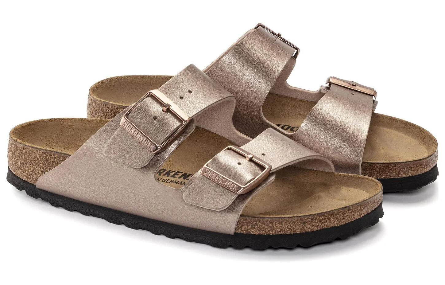 Birkenstock Arizona Birko-Flor Narrow Fit Sandals 'Copper' 1023960 sold by KicksCrew product image thumbnail 3