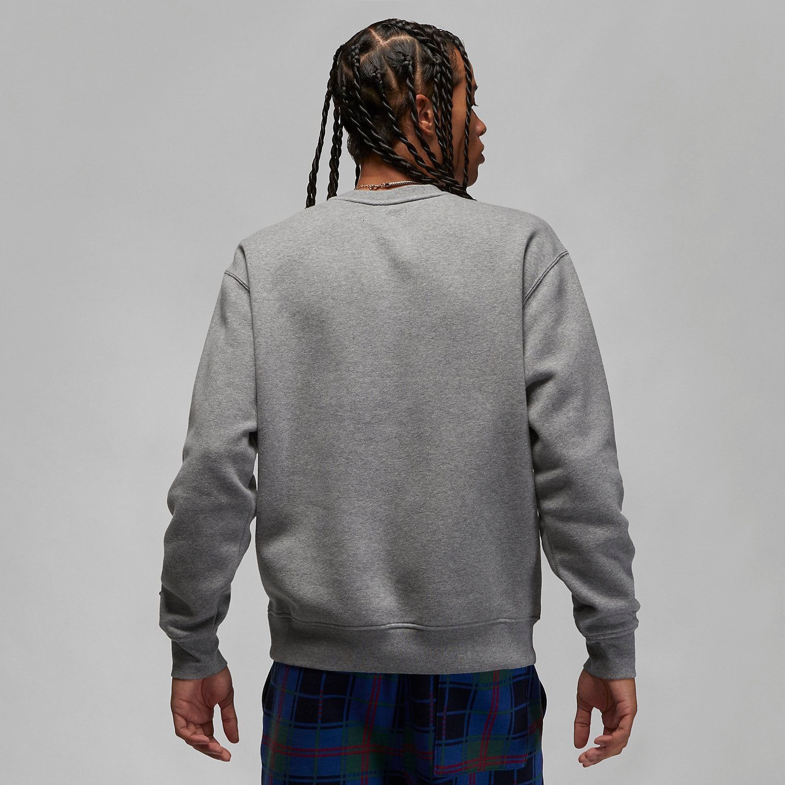 Air Jordan Holiday Fleece Crew Sweatshirt 'Grey' DV1576-091 sold by KicksCrew product image thumbnail 5