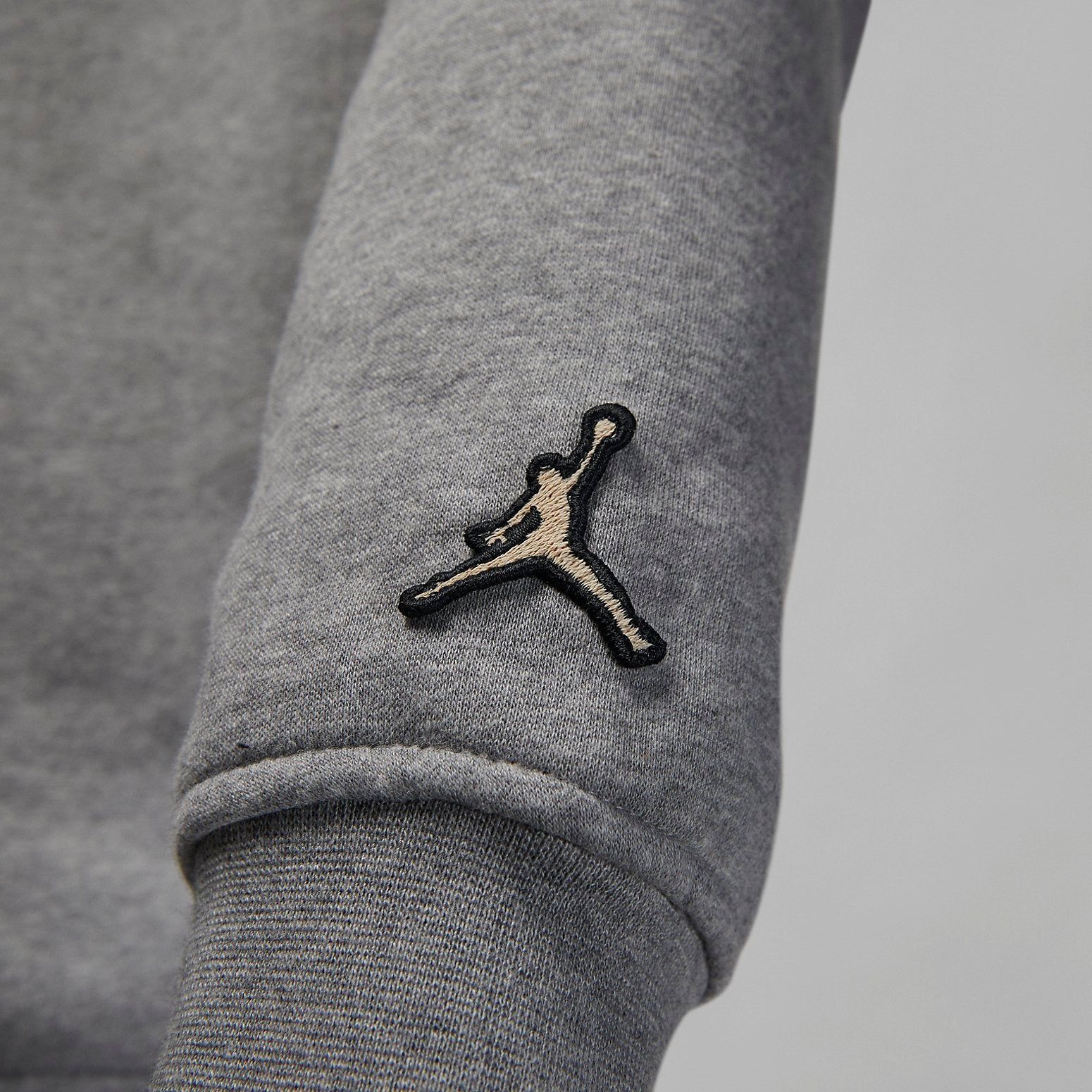 Air Jordan Holiday Fleece Crew Sweatshirt 'Grey' DV1576-091 sold by KicksCrew product image thumbnail 3