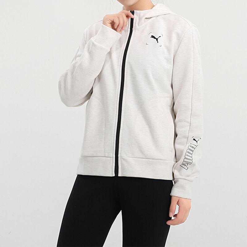 (WMNS) Puma Nu-Tility Full-Zip Jacket 'White Black' 585252-19 sold by KicksCrew product image thumbnail 3