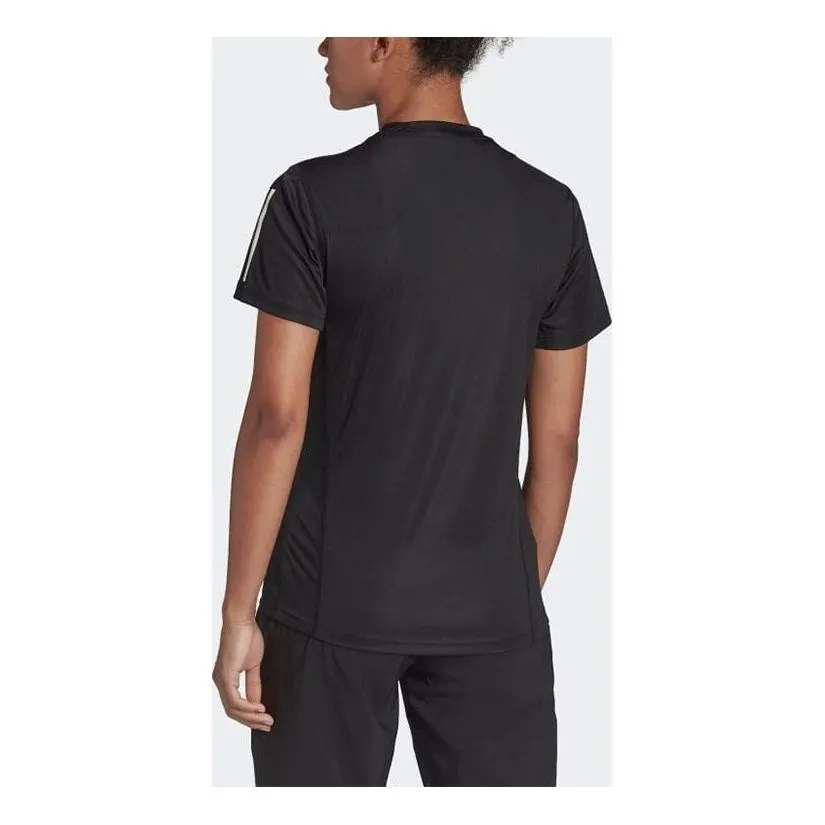 (WMNS) adidas Own The Run T-Shirt 'Black' H59274 sold by KicksCrew product image thumbnail 3