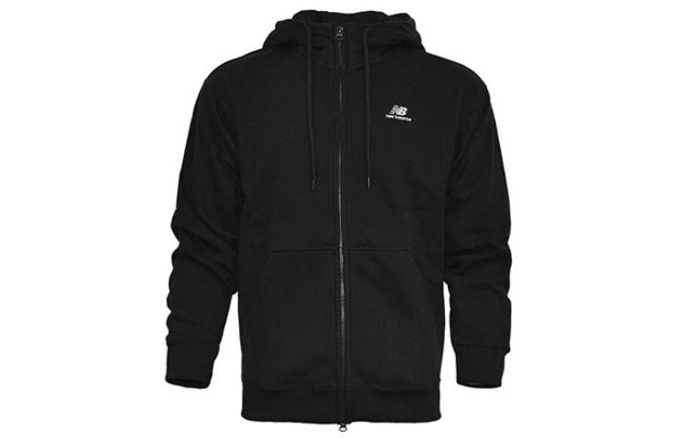 New Balance Sport Cotton Hooded Jacket 'Black' MDA4E053-BK sold by KicksCrew product image thumbnail 2