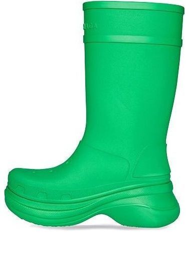 (WMNS) Crocs x Balenciaga Boots 'Green' 677388W1S8E3033 sold by KicksCrew