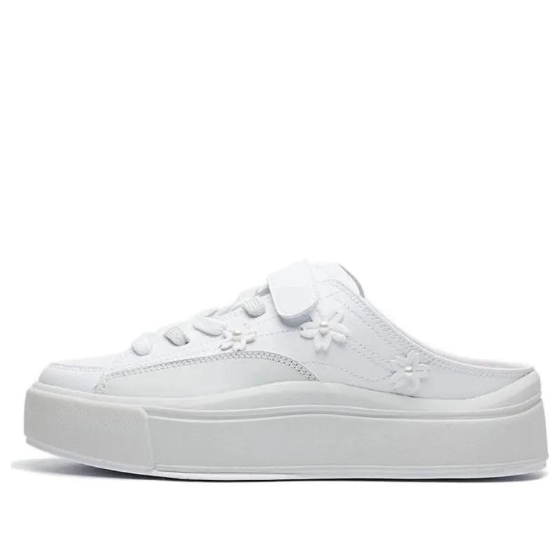 (WMNS) Li-Ning Comfy Mule 'White' AGCS142-1 sold by KicksCrew