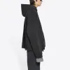 Balenciaga Turn Zip-Up Hoodie Wide Fit 'Black' 674719TLVB49034 sold by KicksCrew