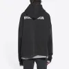 Balenciaga Turn Zip-Up Hoodie Wide Fit 'Black' 674719TLVB49034 sold by KicksCrew