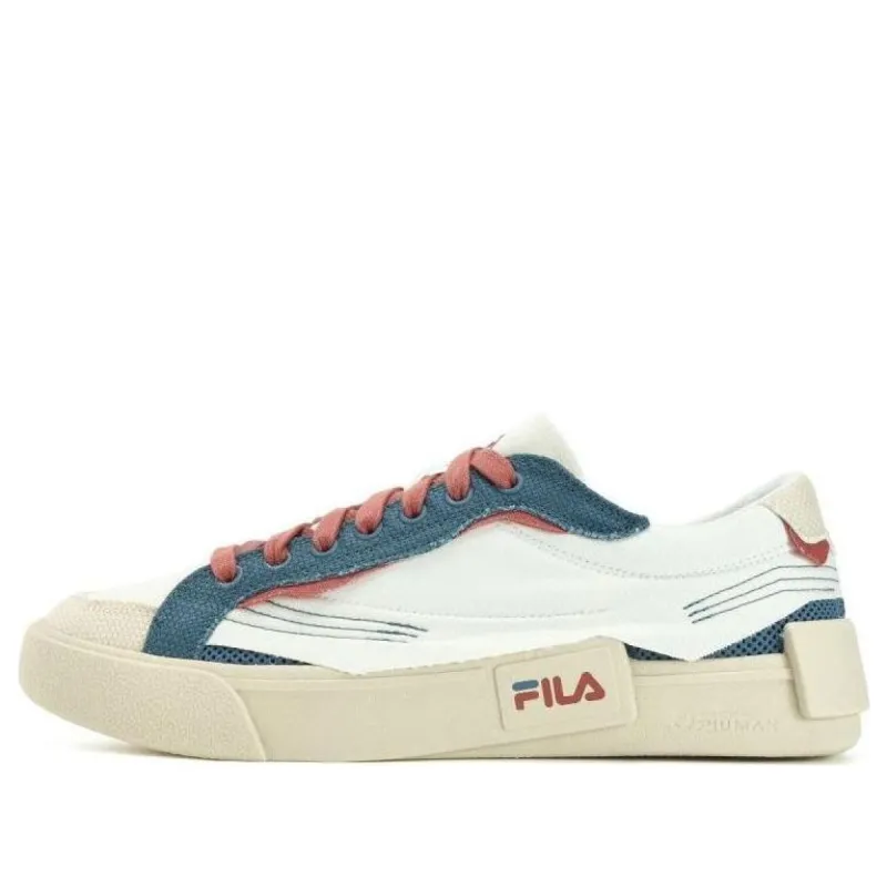 FILA FUSION Lifestyle Pop Skate Shoes 'White Blue Red' T12M332103FWR sold by KicksCrew