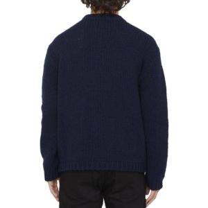 Gucci Knit Wool Jumper With Gucci Intarsia 'Blue Ivory' 761539-XKDK4-4492 sold by KicksCrew