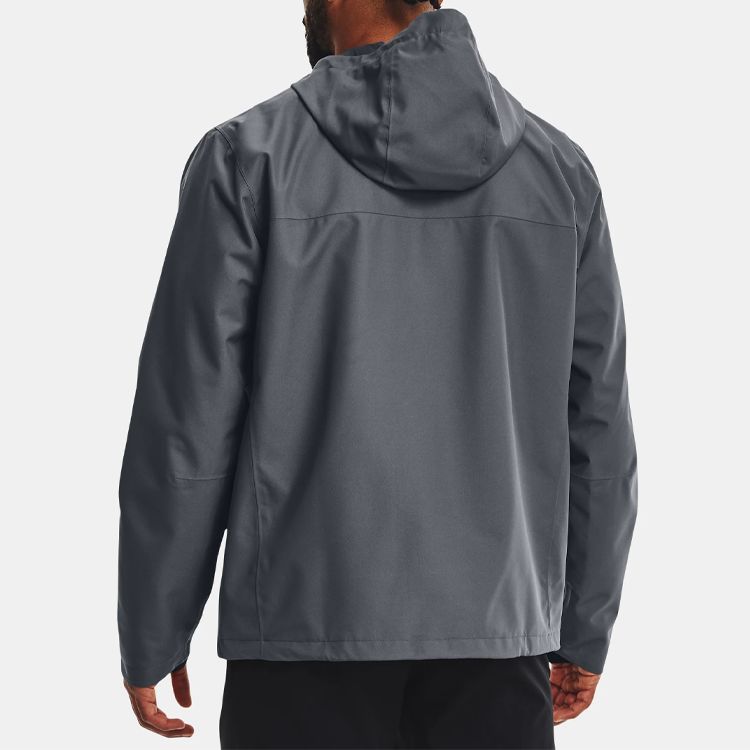 Under Armour Stormproof Lined Rain Jacket 'Dark Grey' 1369254-012 sold by KicksCrew product image thumbnail 5
