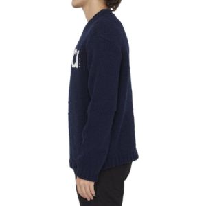 Gucci Knit Wool Jumper With Gucci Intarsia 'Blue Ivory' 761539-XKDK4-4492 sold by KicksCrew