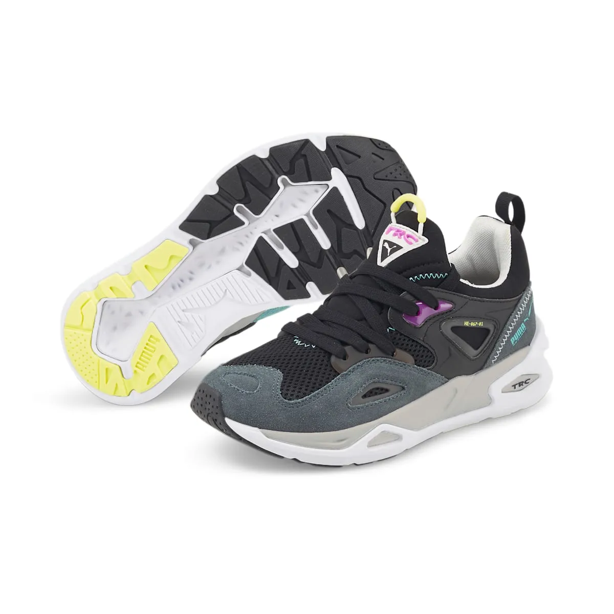 (GS) PUMA TRC Blaze 'Black Dark Slate' 384994-01 sold by KicksCrew product image thumbnail 3