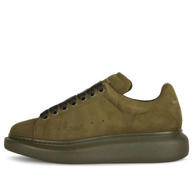 (WMNS) Alexander McQueen Oversized Sneakers 'Green Suede' 590779WHV673249 sold by KicksCrew
