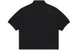 Balenciaga Bb Classic Polo Shirt Oversized 'Black' 791001TQVM71000 sold by KicksCrew