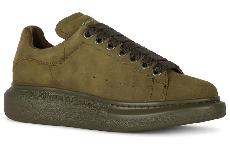(WMNS) Alexander McQueen Oversized Sneakers 'Green Suede' 590779WHV673249 sold by KicksCrew product image thumbnail 2